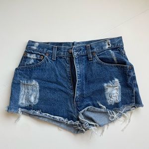 Levi’s denim shorts